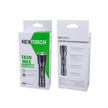 NEXTORCH TA30MAX | Tactical LED Taschenlampe | 2.100 Lumen | Glasbrecher | Strobo